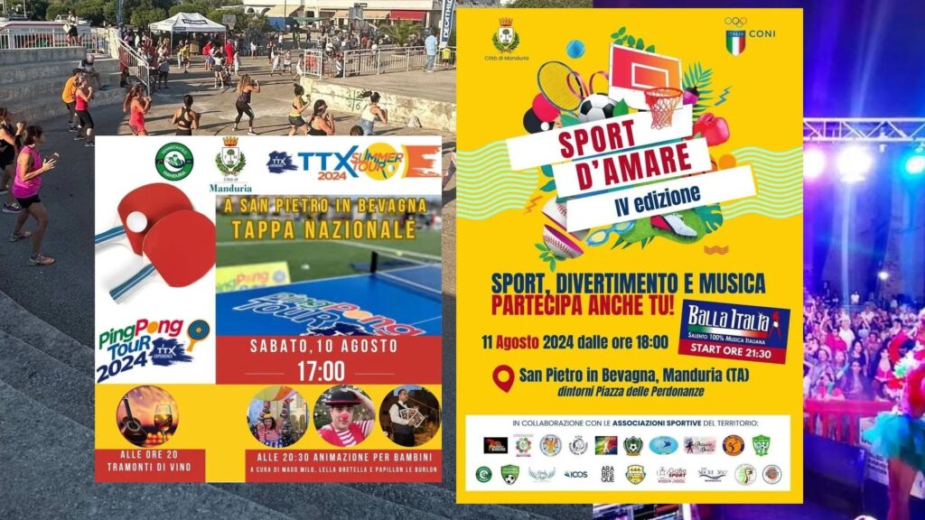 San Pietro in Bevagna: fine settimana di sport, musica e divertimento