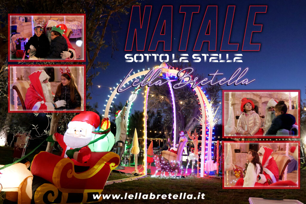 Cupola di Luminarie in versione natalizia